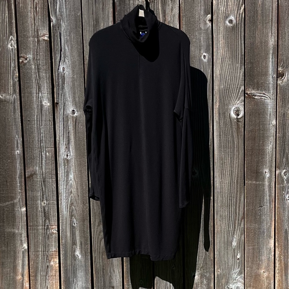 Kit and Ace black turtleneck sweater dress size 8